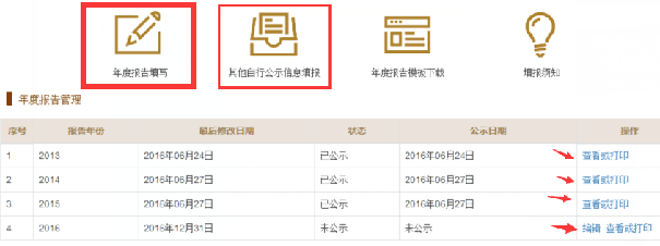 鄭州市企業年報網上申報流程圖