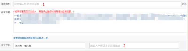 河南掌上登記鄭東新區個體戶流程名稱申報經營范圍